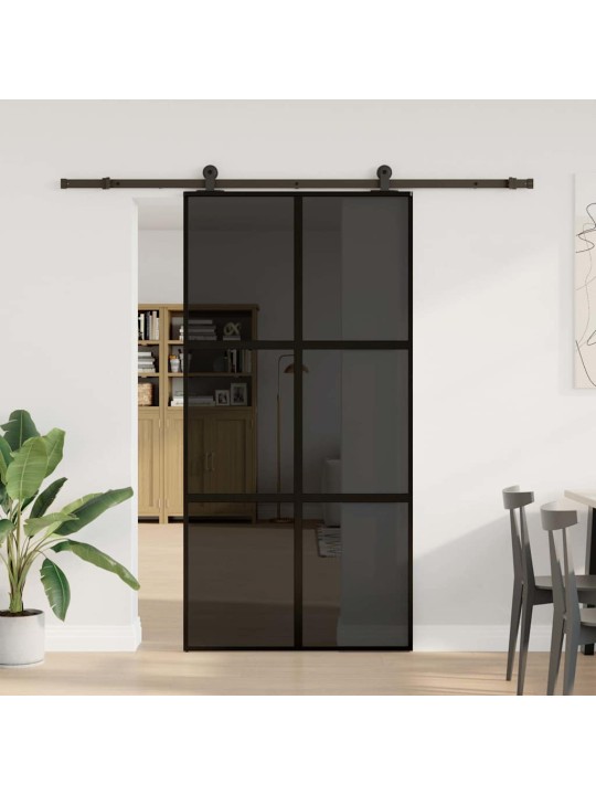liukuovi laitteistosarjalla 102,5x205 cm karkaistu lasi