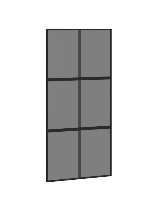 liukuovi laitteistosarjalla 102,5x205 cm karkaistu lasi