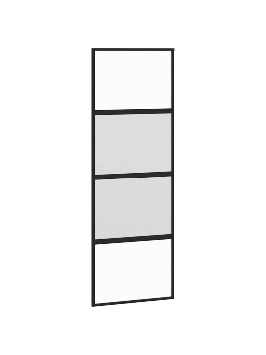 liukuovi laitteistosarjalla 76x205 cm karkaistu lasi alumiini