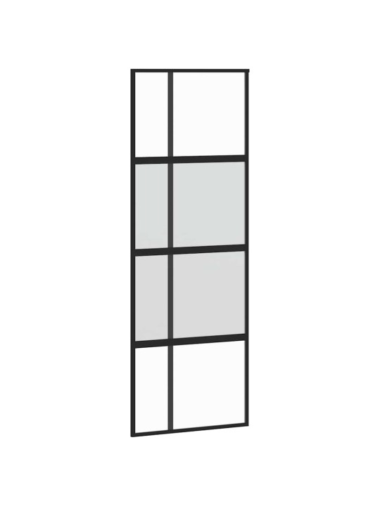 liukuovi laitteistosarjalla 76x205 cm karkaistu lasi alumiini