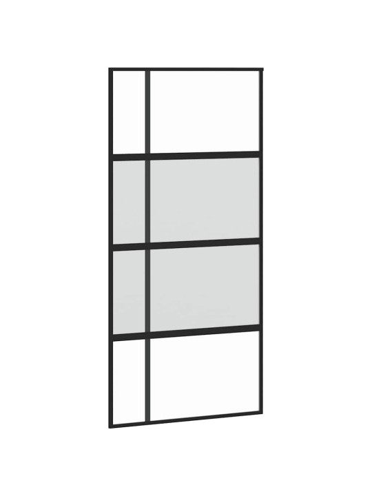 liukuovi laitteistosarjalla 102,5x205 cm karkaistua lasia