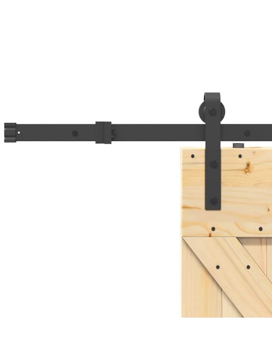 Liukuovi asennustarvikkeineen 70x210 cm täysi mänty