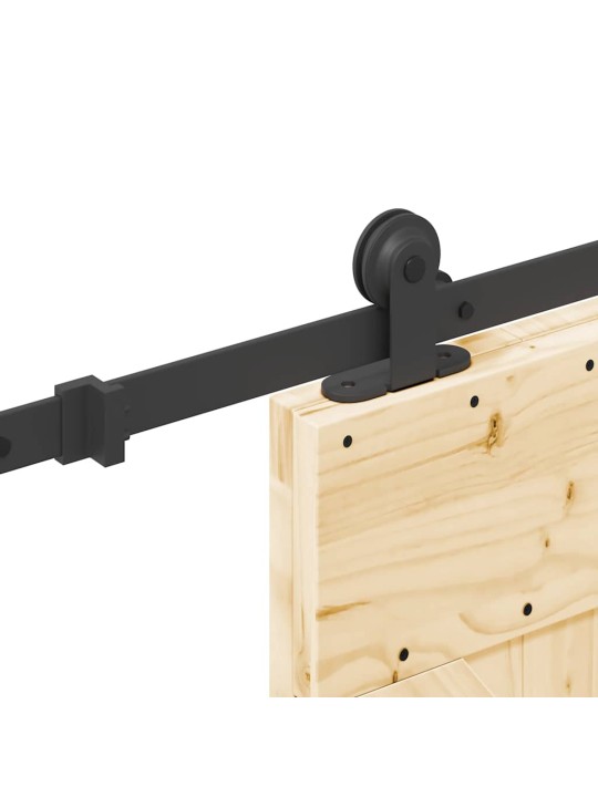 Liukuovi asennustarvikkeineen 70x210 cm täysi mänty