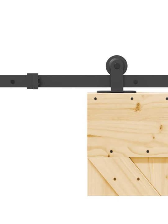 Liukuovi asennustarvikkeineen 70x210 cm täysi mänty