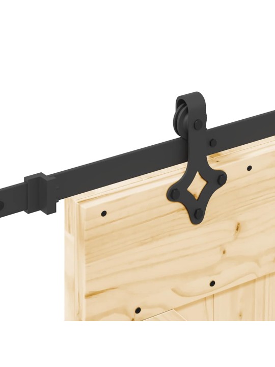 Liukuovi asennustarvikkeineen 70x210 cm täysi mänty