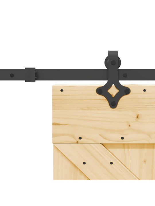 Liukuovi asennustarvikkeineen 70x210 cm täysi mänty