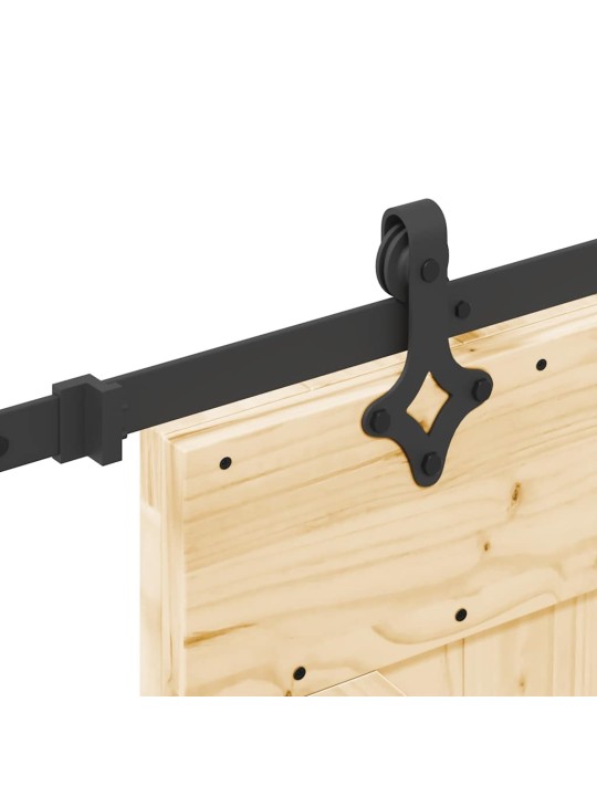 Liukuovi asennustarvikkeineen 85x210 cm täysi mänty