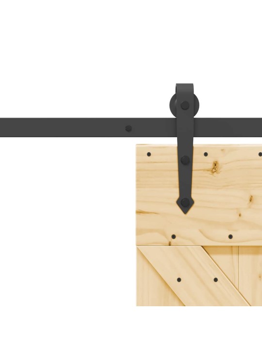 Liukuovi asennustarvikkeineen 85x210 cm täysi mänty