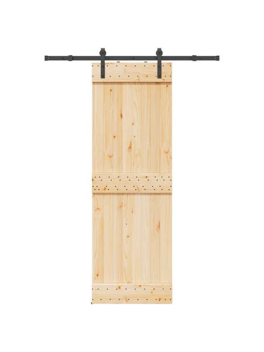 Liukuovi asennustarvikkeineen 70x210 cm täysi mänty