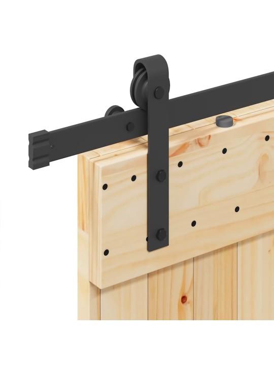 Liukuovi asennustarvikkeineen 70x210 cm täysi mänty