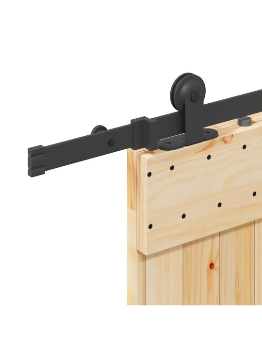 Liukuovi asennustarvikkeineen 70x210 cm täysi mänty