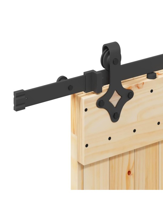 Liukuovi asennustarvikkeineen 70x210 cm täysi mänty