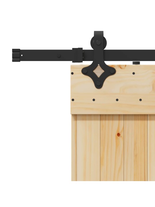 Liukuovi asennustarvikkeineen 85x210 cm täysi mänty