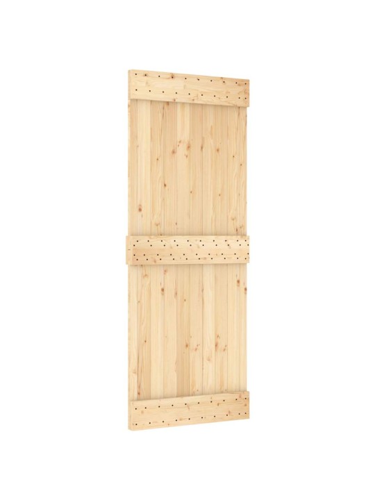 Liukuovi asennustarvikkeineen 85x210 cm täysi mänty