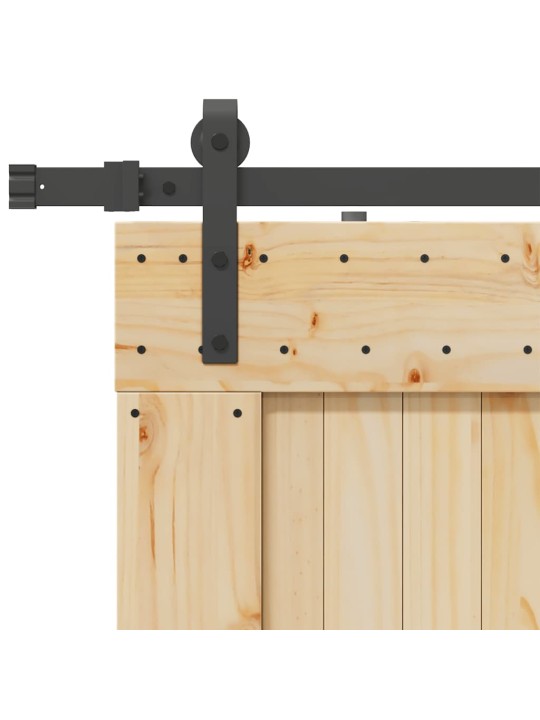 Liukuovi asennustarvikkeineen 70x210 cm täysi mänty