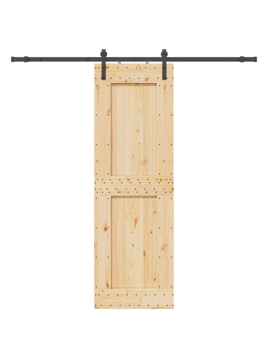 Liukuovi asennustarvikkeineen 70x210 cm täysi mänty