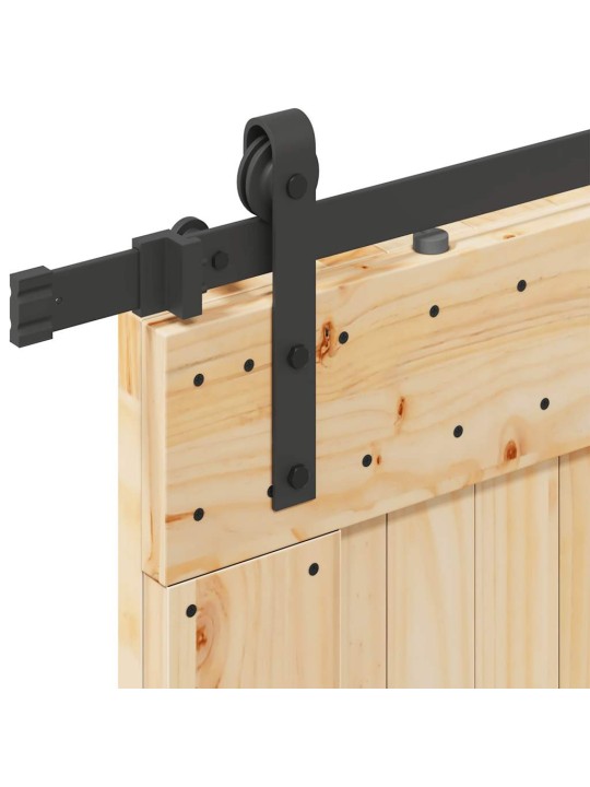 Liukuovi asennustarvikkeineen 70x210 cm täysi mänty
