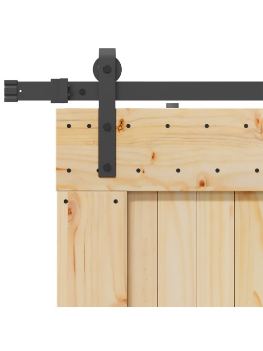 Liukuovi asennustarvikkeineen 70x210 cm täysi mänty