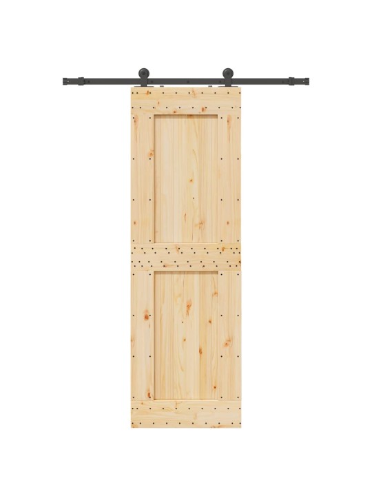 Liukuovi asennustarvikkeineen 70x210 cm täysi mänty