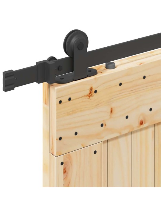 Liukuovi asennustarvikkeineen 70x210 cm täysi mänty