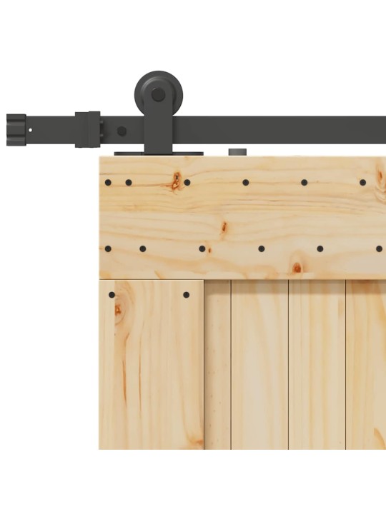 Liukuovi asennustarvikkeineen 70x210 cm täysi mänty