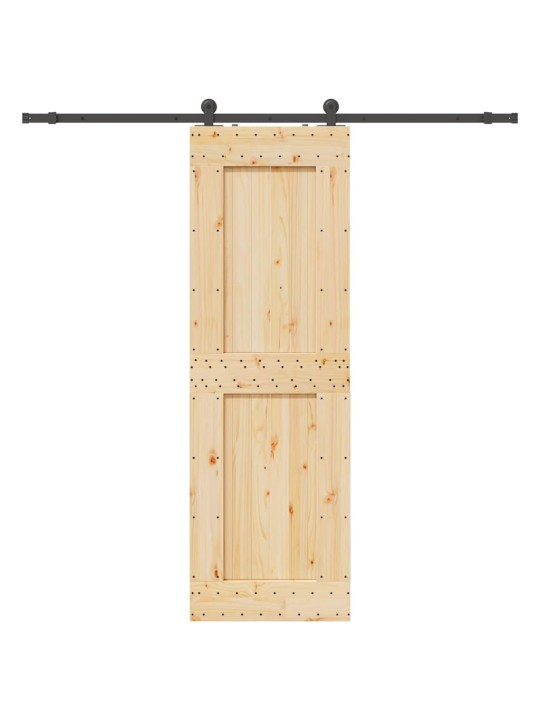 Liukuovi asennustarvikkeineen 70x210 cm täysi mänty