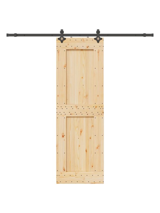 Liukuovi asennustarvikkeineen 70x210 cm täysi mänty