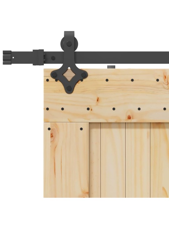 Liukuovi asennustarvikkeineen 70x210 cm täysi mänty