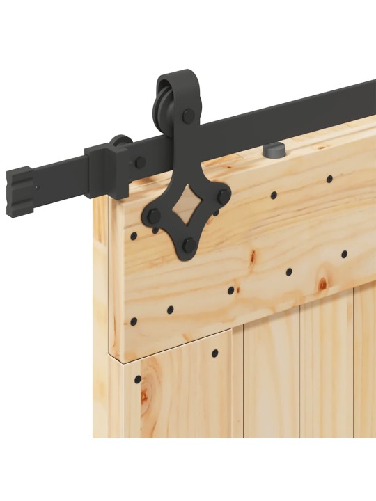 Liukuovi asennustarvikkeineen 85x210 cm täysi mänty