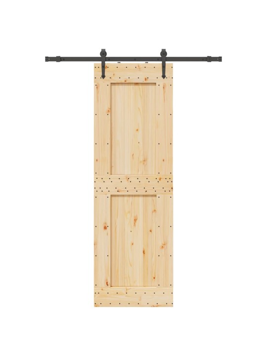 Liukuovi asennustarvikkeineen 70x210 cm täysi mänty