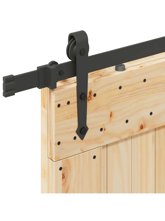Liukuovi asennustarvikkeineen 70x210 cm täysi mänty