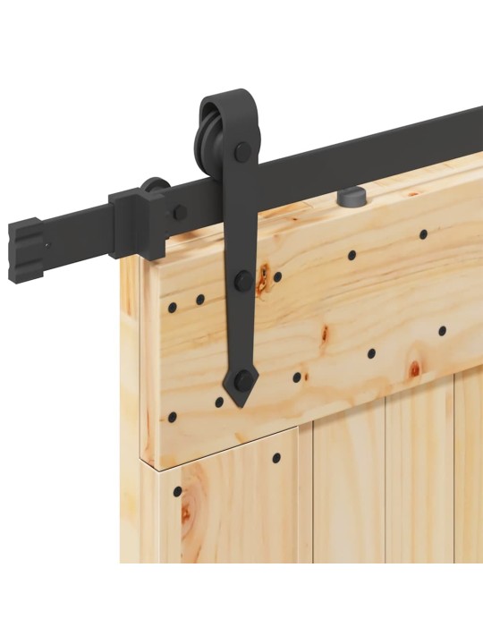 Liukuovi asennustarvikkeineen 95x210 cm täysi mänty