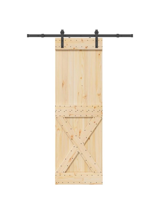 Liukuovi asennustarvikkeineen 70x210 cm täysi mänty