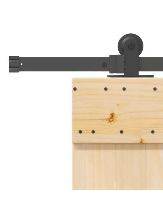 Liukuovi asennustarvikkeineen 70x210 cm täysi mänty