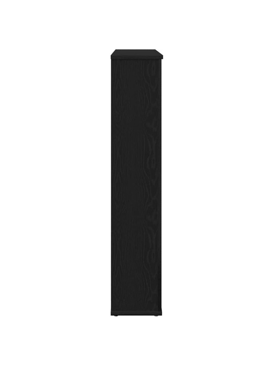 Takkahuone musta tammi 100x20x100 cm teknillinen puu