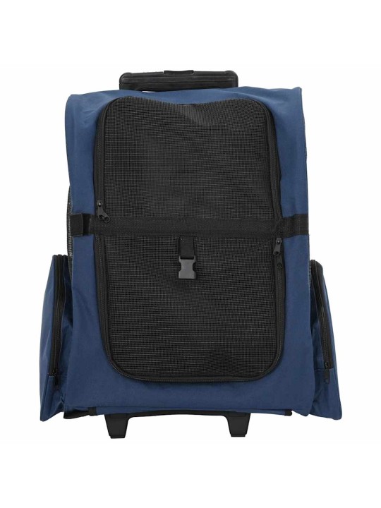 Lemmikkikärryt 3-in-1 design sininen 48x32x57 cm oxford-kangas
