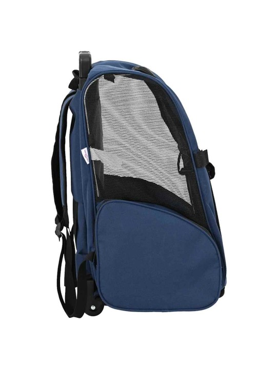 Lemmikkikärryt 3-in-1 design sininen 48x32x57 cm oxford-kangas