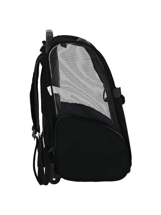 Lemmikkikärryt 3-in-1 musta 48x32x57 cm oxford-kangas