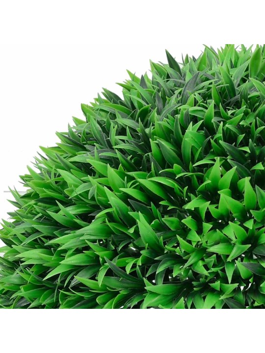 Keinotekoiset puksipuupallot led-valoilla 2 kpl vihreä 55 cm