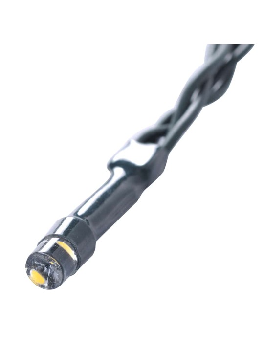 Keinotekoiset puksipuupallot led-valoilla 2 kpl vihreä 55 cm