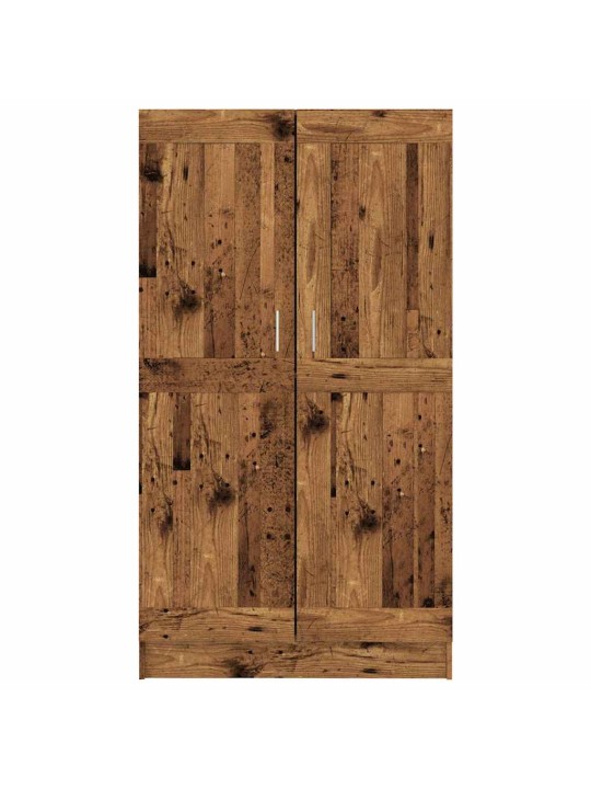 Kirjahylly vanha puu 82,5x30,5x150 cm lastulevy