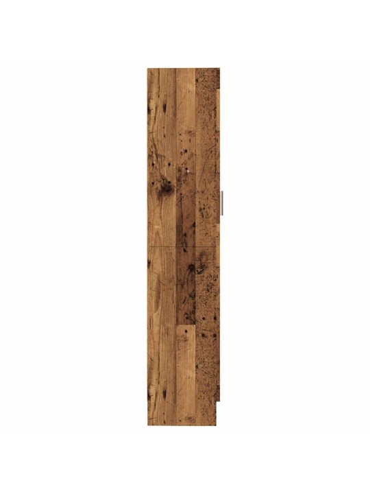 Kirjahylly vanha puu 82,5x30,5x150 cm lastulevy