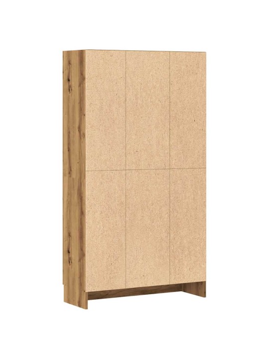 Kirjakaappi artesaani tammi 82,5x30,5x150 cm tekninen puu