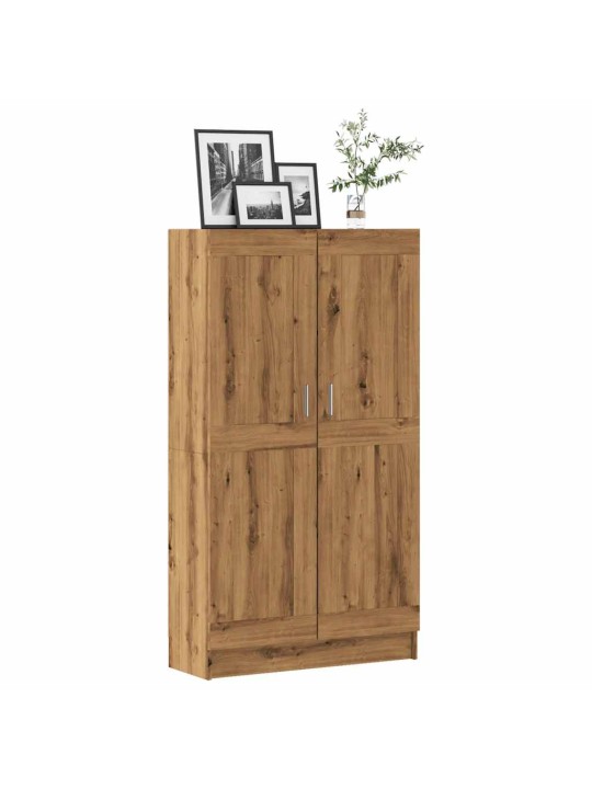 Kirjakaappi artesaani tammi 82,5x30,5x150 cm tekninen puu