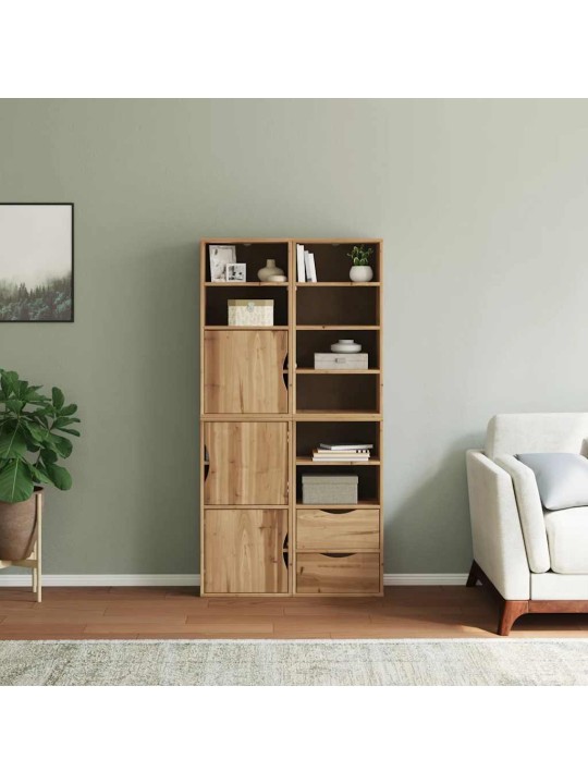 Sivukaapit 4 kpl odda, 40x24x79 cm massiivipuu mänty