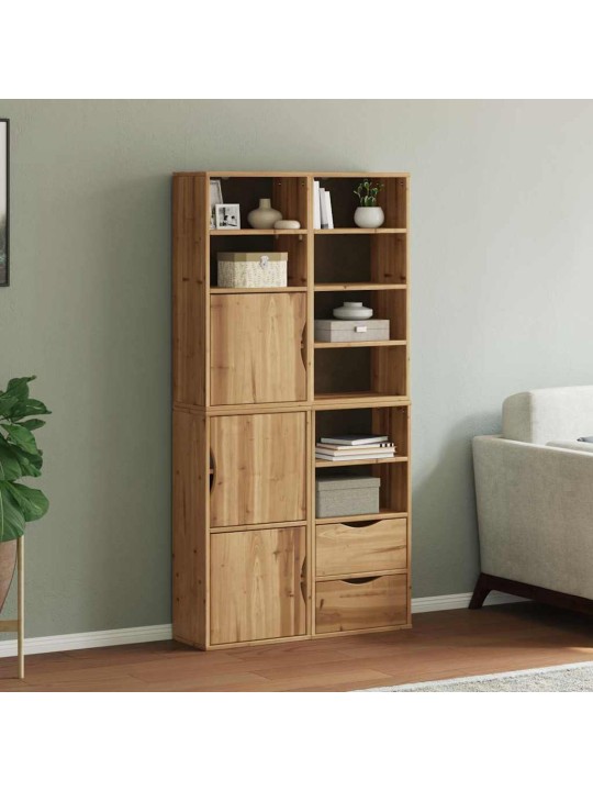 Sivukaapit 4 kpl odda, 40x24x79 cm massiivipuu mänty