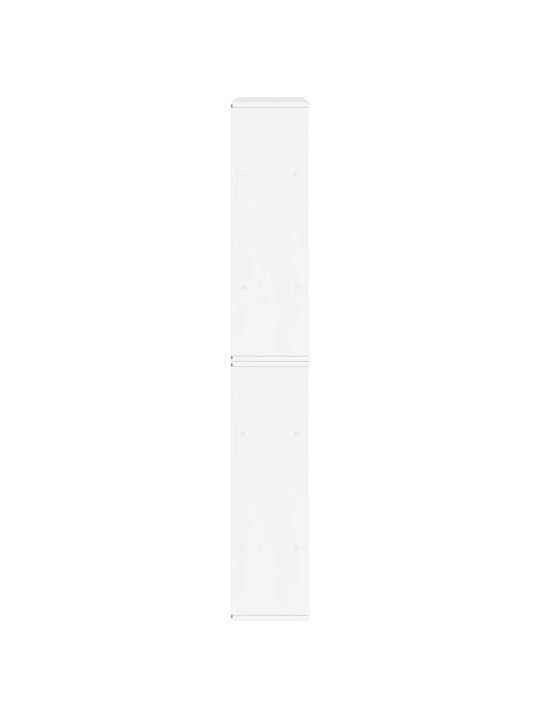 Sivukaapit 5 kpl odda, valkoinen, 40x24x79 cm massiivipuu mänty