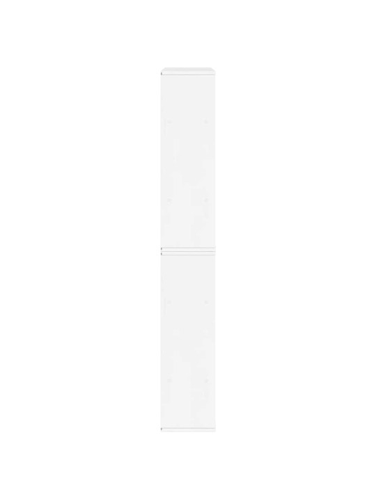 Sivukaapit 5 kpl odda, valkoinen, 40x24x79 cm massiivipuu mänty
