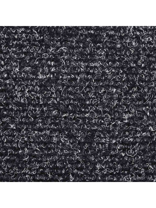 Itsekiinnittyvät porrasmatot 20 kpl tummanharmaa 65x21x4 cm