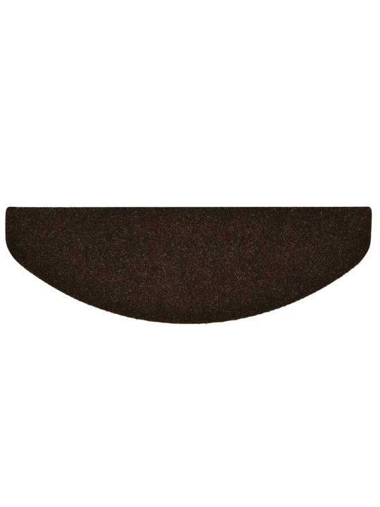 Itsekiinnittyvät porrasmatot 20 kpl ruskea 65x21x4 cm